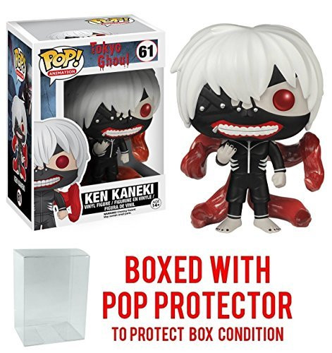 Funko Pop! Anime: Tokyo Ghoul - Ken Kaneki Vinyl Figure (Bundled with Pop BOX PROTECTOR CASE)
