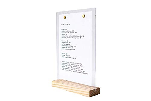 Acrylic Sign Holder  Acrylic Board  Menu Template  Table Menu  Stand Menu  Sign Holder  Retail Sign  Bar Menu  Menu Cover  Menu Board  Touch Free Digital Menu  QR Holder