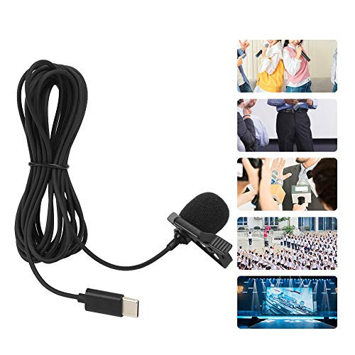S erounder Lavalier Microphone Lavalier Microphone for Bloggers and Vloggers Lapel Mic Clip-on Omnidirectional Condenser Perfect Blogging Vlogging Interview Mic for Smartphones-for Type C- S erounder Lavalier Microphone Lavalier Microphone for Bloggers and Vloggers Lapel Mic Clip-on Omnidirectional Condenser Perfect Blogging Vlogging Interview Mic for Smartphones-for Type C-