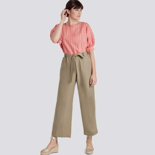 Simplicity Sewing Pattern R10494   S9116 - Misses_ Dress  Tops with Sleeve Variation  and  Pants with Tie Belt  Size  A -XXS-XS-S-M-L-XL-XXL-