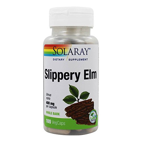 Solaray - Slippery Elm 400 mg. - 100 Vegetable Capsule-s-