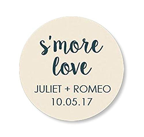 S_more Love Stickers  Smore Favor Stickers  Custom Wedding Stickers  Favor Bag Labels  Treat Bag Stickers  Wedding Favor Stickers  1 27