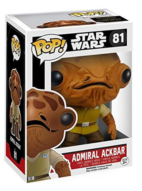 Funko POP Star Wars: Episode 7 - Admiral Ackbar Action Figure Funko POP Star Wars: Episode 7 - Admiral Ackbar Action Figure