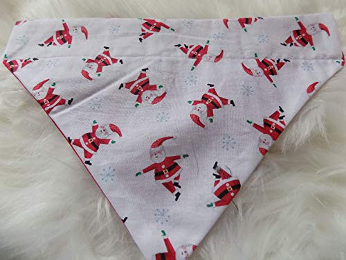Christmas Santa_s Over the Collar Dog Bandana Medium