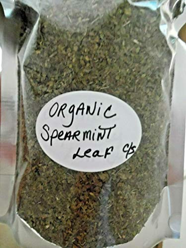 1.5 ounce High Grade Domestic Organic Spearmint Loose Leaf c s Healthy