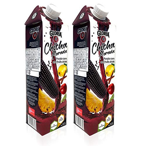 GLORIA Chicha Morada 1000 ml. - 2 Pack   Purple Corn Juice 33.8 fl.oz. - 2 Pack