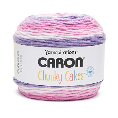 Caron Chunky Cakes Self Striping Yarn 297 yd/271 m 9.8 oz/280 g (Ballet Sorbet)