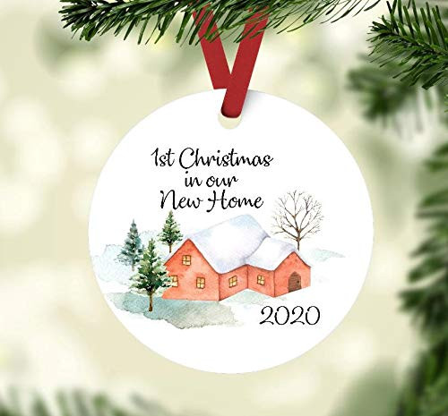 Christmas Ornament - First Christmas in Our New Home 2020 - Customize the Year