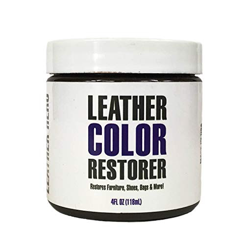 Leather Hero Leather Color Restorer  and  Applicator- Refinish  Repair   and  Renew Leather  and  Vinyl Sofa  Purse  Shoes  Auto Car Seats  Couch 4oz -Red-
