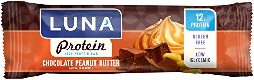 LUNA Protein - Gluten Free Protein Bar - Chocolate Peanut Butter - -1.59 Ounce Snack Bar  6 Count- LUNA Protein - Gluten Free Protein Bar - Chocolate Peanut Butter - -1.59 Ounce Snack Bar  6 Count-