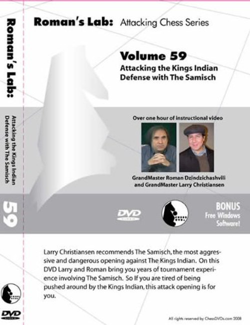 Vol. 59 Attacking Kings Indian defense w Samisch Vol. 59 Attacking Kings Indian defense w Samisch
