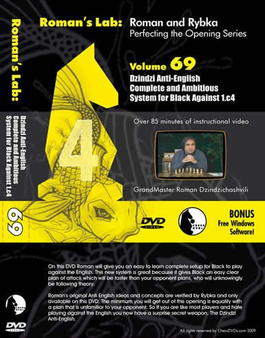 Romans Lab  Vol. 69 Dzindzi Anti-English for Black against 1.c4