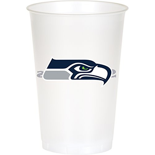 Seattle Seahawks Plastic Cups  24 ct