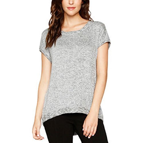 Matty M Ladies_ Sweater with Zippered Back-Heather Grey XL Matty M Ladies_ Sweater with Zippered Back-Heather Grey XL