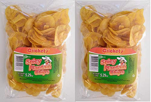CRICKET_S Spicy Plantain Chips 150 g. - 2 Pack - 5.29 oz.