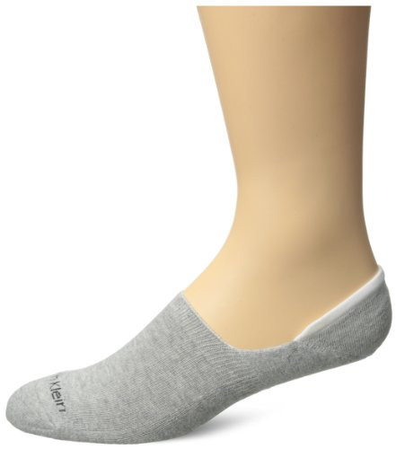 Calvin Klein Men_s Performance Cushion No-Show Socks  Oxford Heather  Sock Size 10-13 Shoe Size  6-12 -7-12-