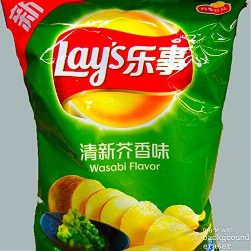 Lay_s Wasabi Flavored Potato Chips 2.47 oz -70 grams-