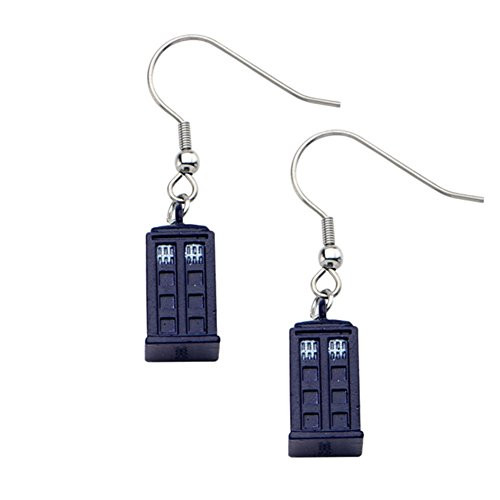 Doctor Who TARDIS Dangle Earrings