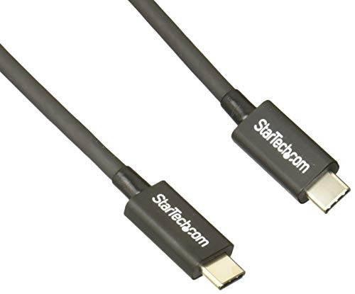 StarTech.com Thunderbolt 3 Cable - 40Gbps - Daisy Chainable - Passive - USB C Cable - USB-C Thunderbolt to Thunderbolt Cable