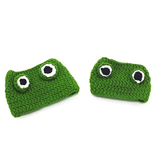 Pet Dog Hat with Rabbit Ears or Frog or Panda for Pet Cat Party Costume Accessory Headwear -Frog  S-