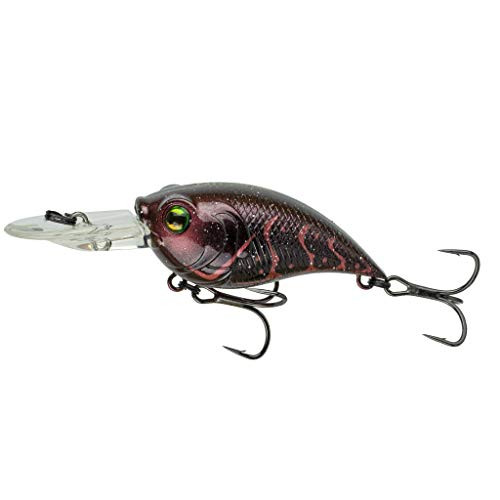 6th Sense Curve 55 Crankbait -Black _N_ Red Craw-