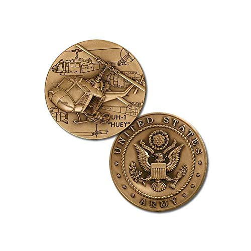 U.S. Army UH-1 Huey Challenge Coin  Army UH-1 Huey Challenge Coin  Army UH-1 Challenge Coin  Army Huey Challenge Coin