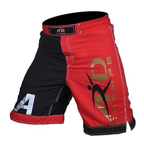 ARD Pro MMA Fight Shorts UFC Cage Fight Grappling Muay Thai Boxing R and B XS-3XL -Large-