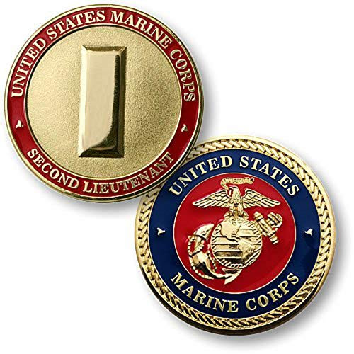 U.S. Marines Corps Second Lieutenant Challenge Coin U.S. Marines Corps Second Lieutenant Challenge Coin