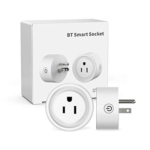 WiFi Smart Plug WiFi Enabled Mini Smart Outlet WiFi Smart Socket IP20 Waterproof Compatible with Alexa Google Home and Timer Function Remote Control Hao Deng APP Bluetooth Mesh Smart Plug
