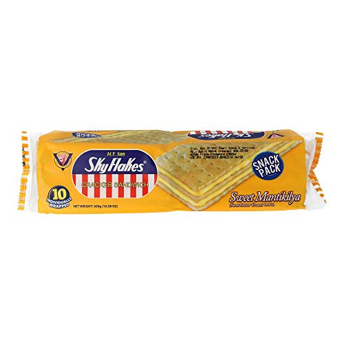 M.Y. San Cracker Sandwich Sweet Mantikilya -Sweet Butter Cream- Flavor 300g -10.58 oz- 10 Pack M.Y. San Cracker Sandwich Sweet Mantikilya -Sweet Butter Cream- Flavor 300g -10.58 oz- 10 Pack