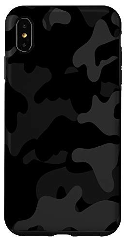 iPhone XS Max Military Black Midnight Camouflage American Army Camo Phone Case