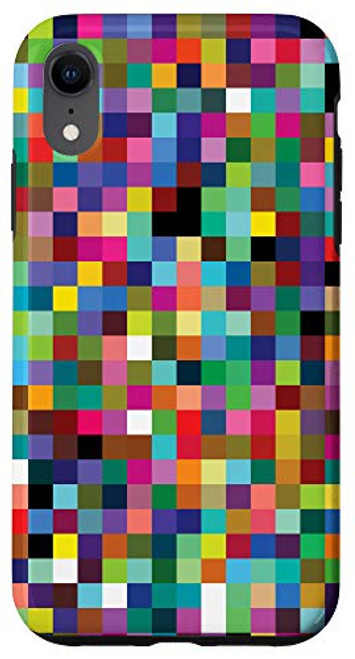 iPhone XR Geometric Squares Case - Retro 70_s 80_s Pattern Phone Case iPhone XR Geometric Squares Case - Retro 70_s 80_s Pattern Phone Case