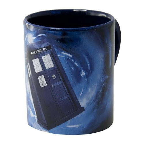 Doctor Who Coffee Mug with Hidden TARDIS, 12 Oz.