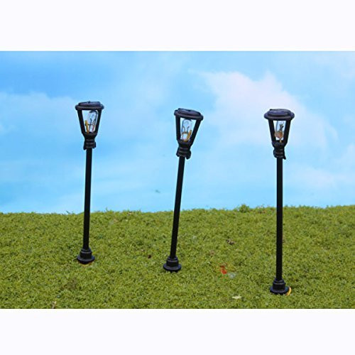 10pcs 1 150 Scale N Gauge Model Lamppost Light 6.5cm Height for Scene Layout