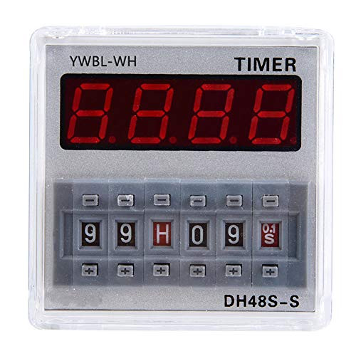 Programmable Delay Time Relay Timer 0.1S-99H 8-Pin DH48S-S 12V 24V 380V-12V AC DC-