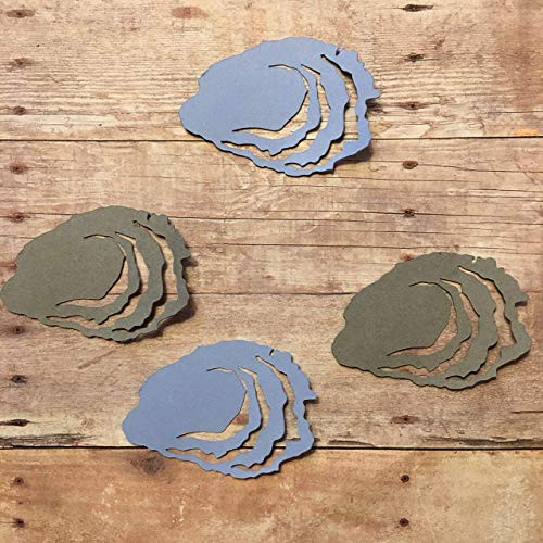 Oyster Confetti  Ocean Decorations  Ocean Party Supplies  Seafood Theme  Shell Cut Outs  Beach Party Supplies  Table Scatter  Oyster Cut Out