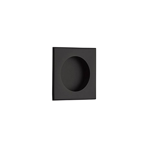 Emtek Flush Pull 2213- Square 10 finish options -Flat Black -US19--