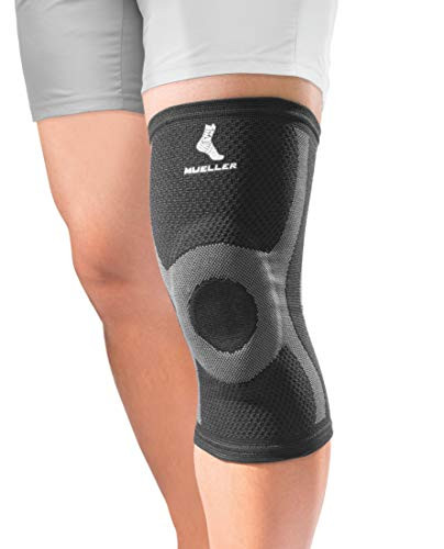 MUELLER Premium Knee Support with Gel Pad  Black  L XL