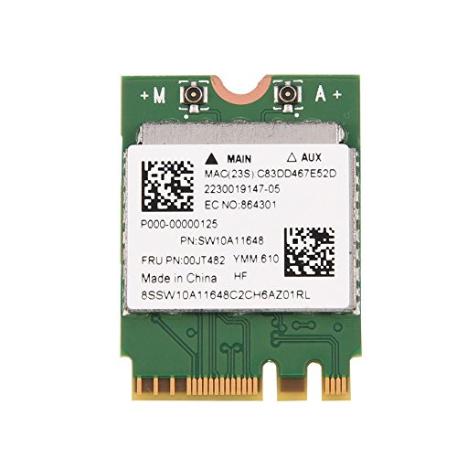 802.11a b c g n Bluetooth WiFi Card Wireless Networking Adapter  2.4 GHz 5 GHz Dual Band for Laptop
