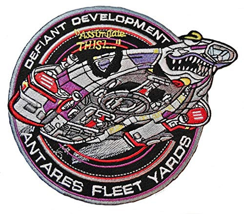 S Trek Deep Space 9 Defiant Development Iron-on Sew-on Embroidered Patch
