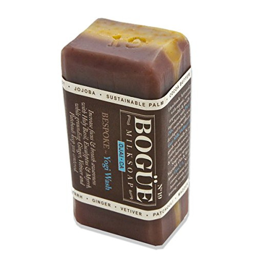 Bogue Goat Milk Soap- BESPOKE N19 Yogi Wash-Increase Focus and Breath awareness with Holy Basil Eucalyptus and Myrrh while grounding Ginger Vetiver and Patchouli keep you centered Bogue Goat Milk Soap- BESPOKE N19 Yogi Wash-Increase Focus and Breath awareness with Holy Basil Eucalyptus and Myrrh while grounding Ginger Vetiver and Patchouli keep you centered