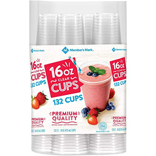 Member_s Mark Clear 16 oz. Plastic Cups -120 ct.-