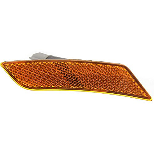 Side Marker Light Lamp CAPA Certified Amber Lens w Bulb-s- Front Left Side compatible with Cadillac ATS