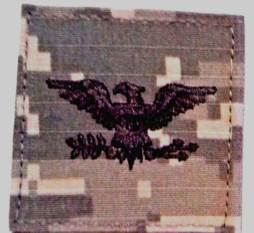 Embroidered Patch - Patches for Women Man - U.S. Army Colonel O6 Regulation ACU Rank W Fastener