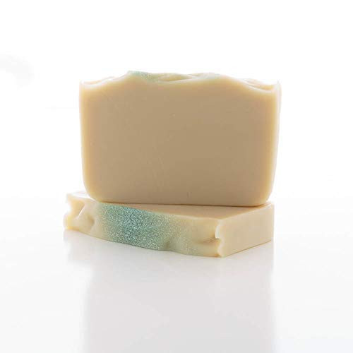 Real Donkey Milk with Organic Olive Oil  Shea Butter and Coconut Made In USA Huge Bar 4.5 OZ Soothe Eczema  Clear up Acne  Unscented Moisture Bar