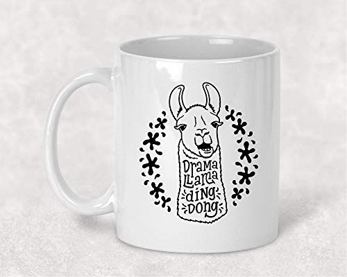 Drama Llama Ding Dong Funny Farm Mug Coffee Cup Mug