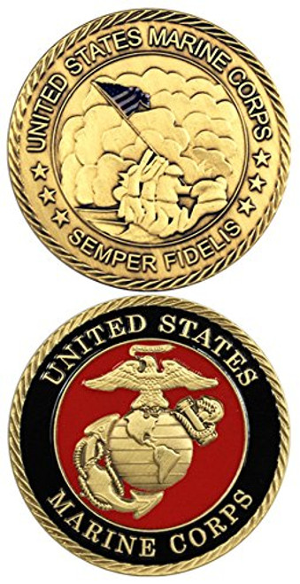 U.S. Marine Corps Iwo Jima Challenge Coin