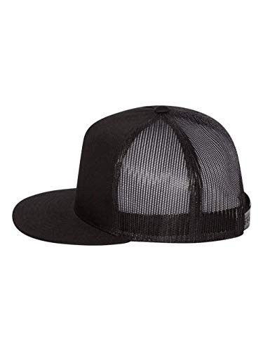 Yupoong Five-Panel Classic Trucker Cap - One Size - Black