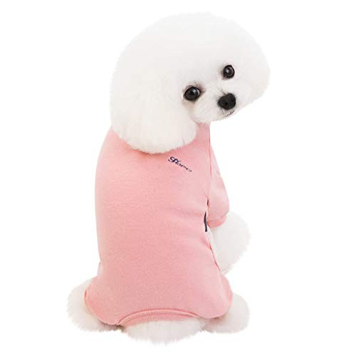 Howstar Pet Shirt Cute Striped Tops for Puppy Dog Vest Printed Costumes for Doggie Small Dogs -S Pink- Howstar Pet Shirt Cute Striped Tops for Puppy Dog Vest Printed Costumes for Doggie Small Dogs -S Pink-