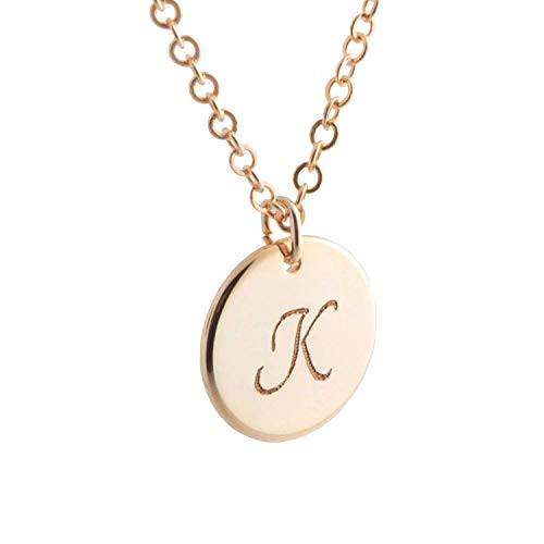 Personalize Initial Coin Necklace 